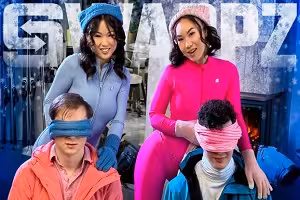 Lulu Chu & Kimmy Kimm – Our Pussy Withdrawal Ends With a Snowed-In Swap!