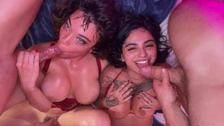 Azzy Star & Little Puck – Filthy Swapping Stepmom 4-Way Orgy 4K OnlyFans Scene
